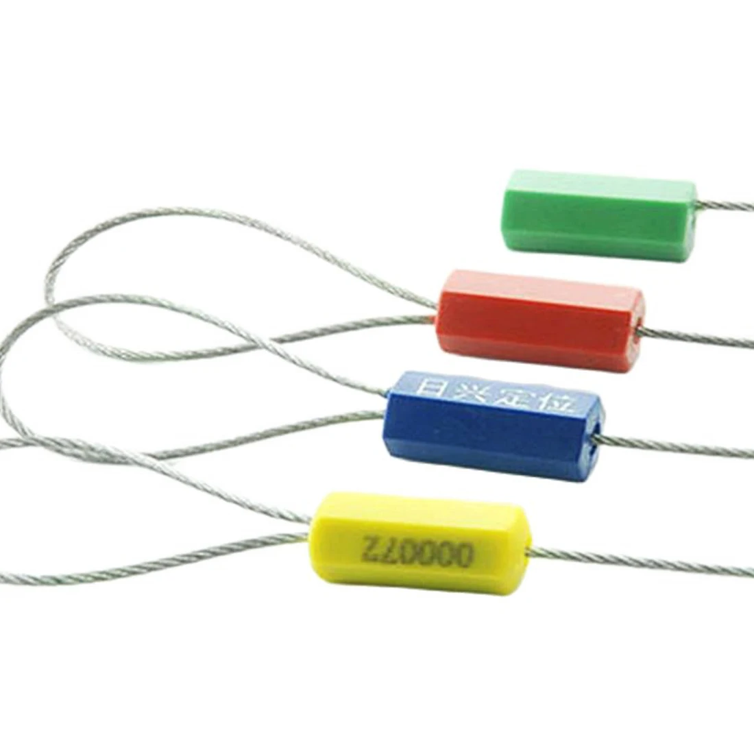 10 Uds. De sellos de alambre de ajuste de acero inoxidable, bridas para cables, bloqueo de contenedor de bloqueo, 30cm/40cm/50cm/60cm/100cm, nuevo, venta al por mayor - imagen 3