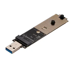 Adaptador NVMe M.2 USB 3.2 Gen2 10Gbps - M Key (JMS583)