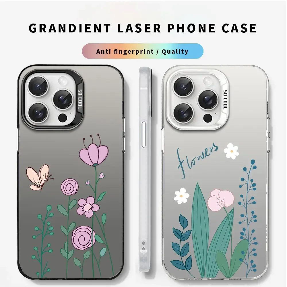 Funda de teléfono para Lenovo K13 Note /Lenovo K13 Pro XT2129, cubierta colorida de plata IMD de lujo, protección láser Aurora a prueba de golpes - imagen 2