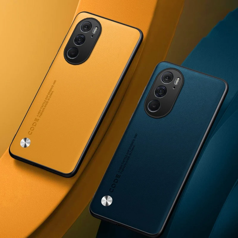 Funda de cuero PU de lujo para Motorola Moto Edge 30 Pro X30 Edge Plus 2022 5G, funda mate de silicona, funda de protección completa para teléfono - imagen 3