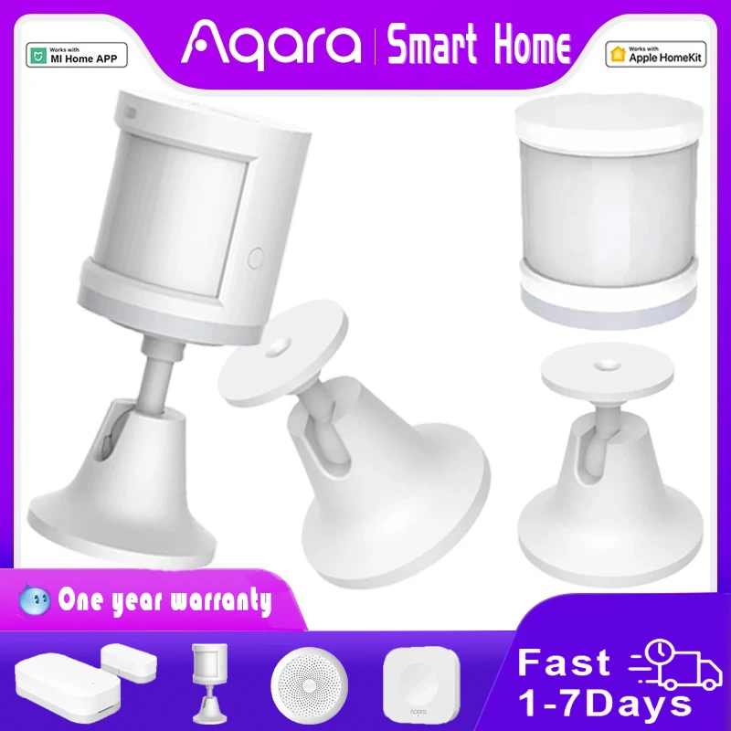 Aqara-Sensor de movimiento Hub inteligente, Sensor de cuerpo humano, Sensor de movimiento del cuerpo ZigBee, wifi, puerta de enlace inalámbrica, hogar inteligente para Xiaomi Mijia AP
