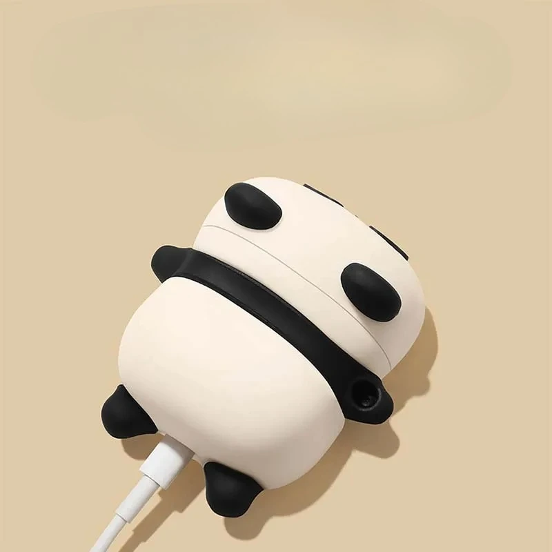 Bonita funda para auriculares con diseño de Panda tumbado para AirPods Pro3 (nuevo), caja de carga para auriculares Bluetooth, funda protectora para auriculares - imagen 4