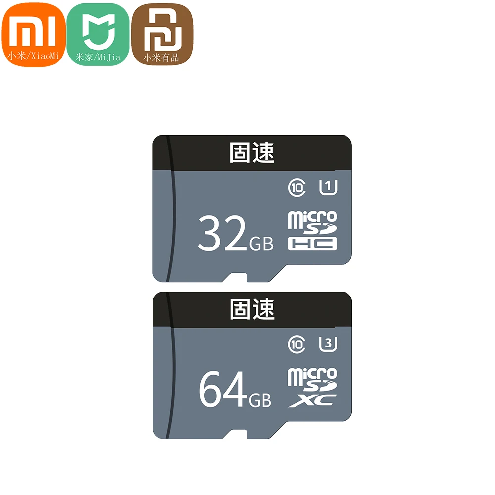 Xiaomi Youpin Gusu tarjeta de almacenamiento de memoria de monitoreo de Video inteligente, cámara de juegos móvil para coche, dispositivo de almacenamiento UAV Class10, 32G, 64g