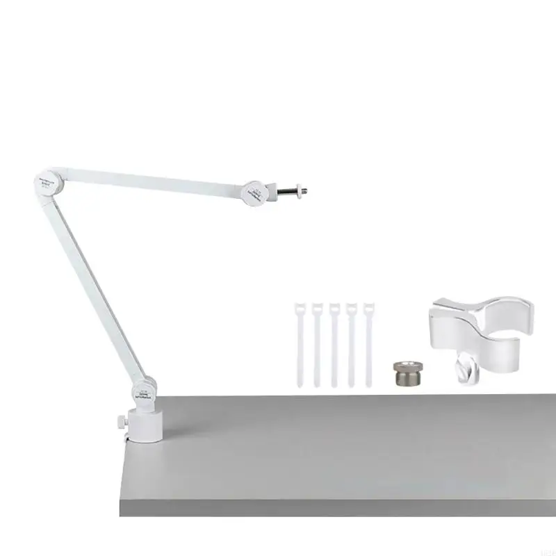 Soporte micrófono giratorio multiángulo 462E, compatible con Universal, gira libremente para podcasting y transmisión en - imagen 2