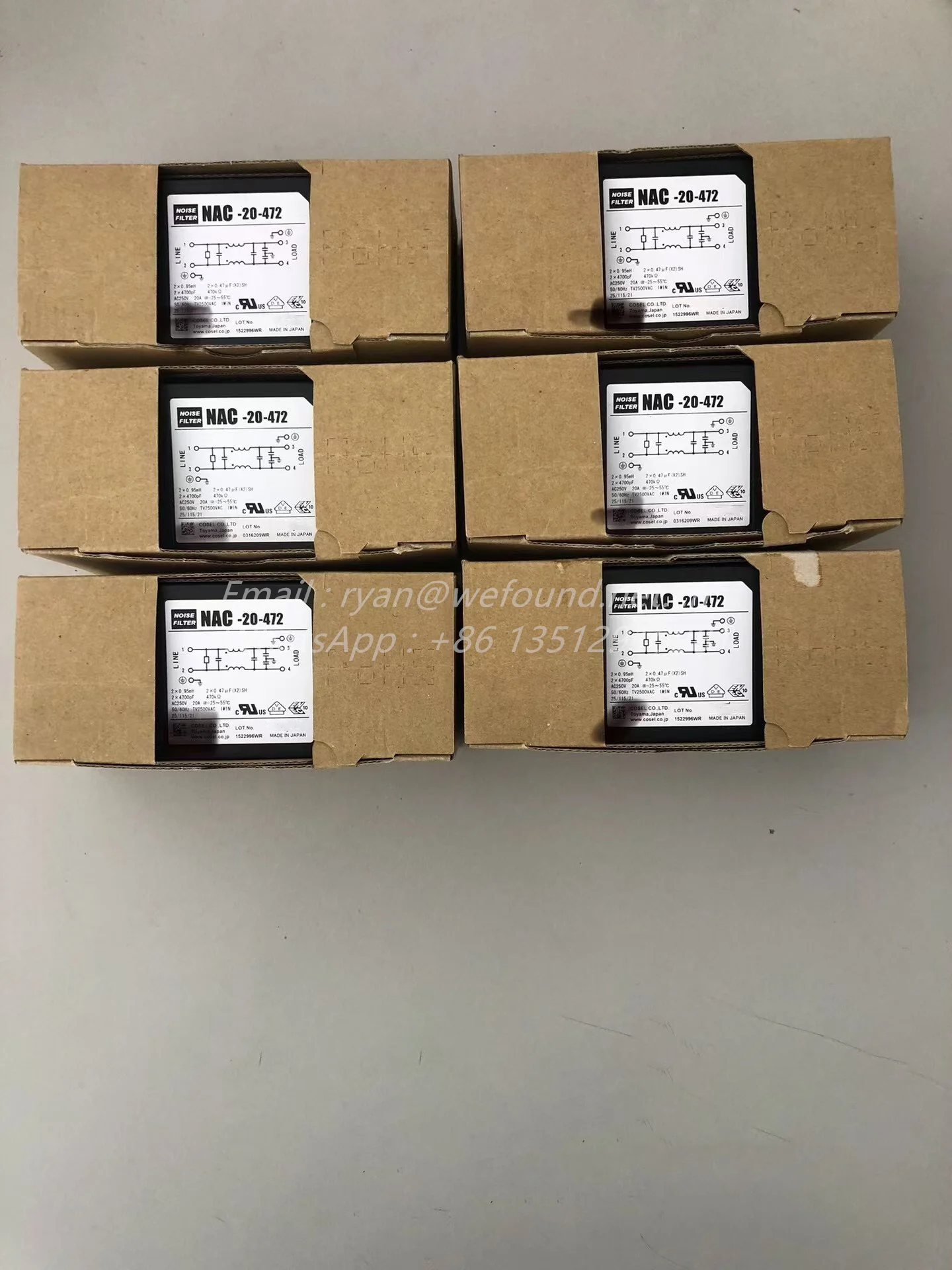 NAC-20-472 para filtro de ruido COSEL - imagen 2