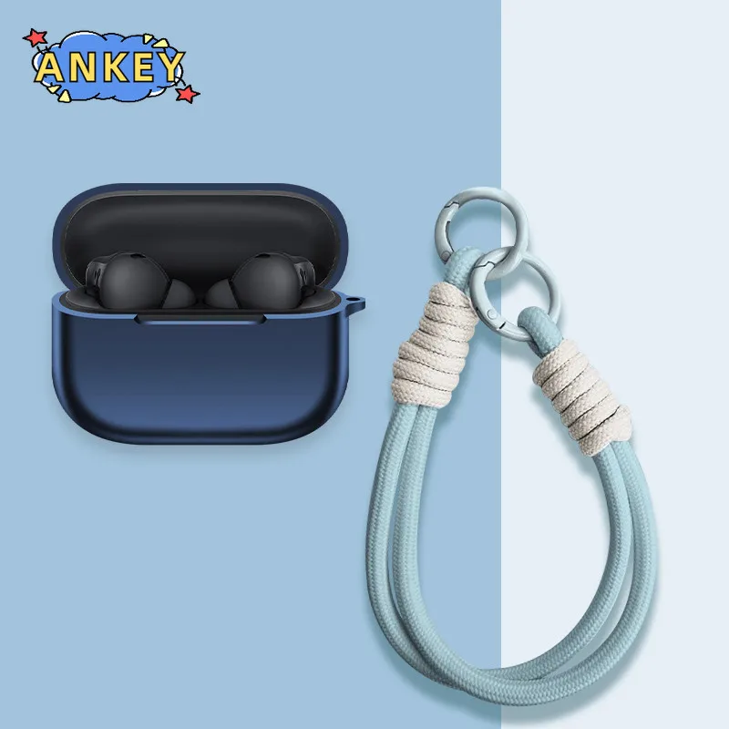 Para Huawei FreeBuds SE 4 ANC funda protectora de silicona suave portátil resistente a los arañazos carcasa con mosquetón cordón - imagen 3