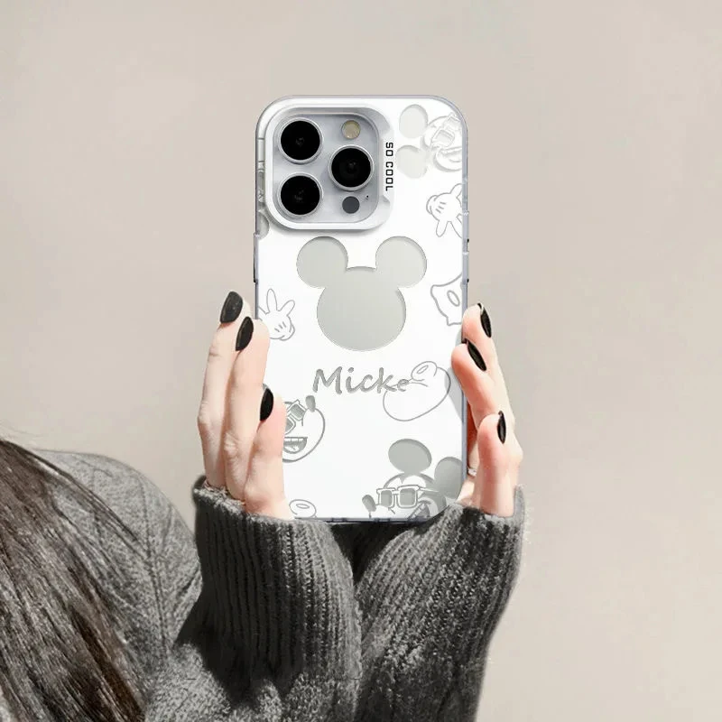 Funda bonita de Minnie Mickey Y2K de color rosa dulce para Xiaomi Redmi Note 10 11 12 13 13C 14 14C A1 A3 K60 Ultra Pro Plus 4G 5G - imagen 4