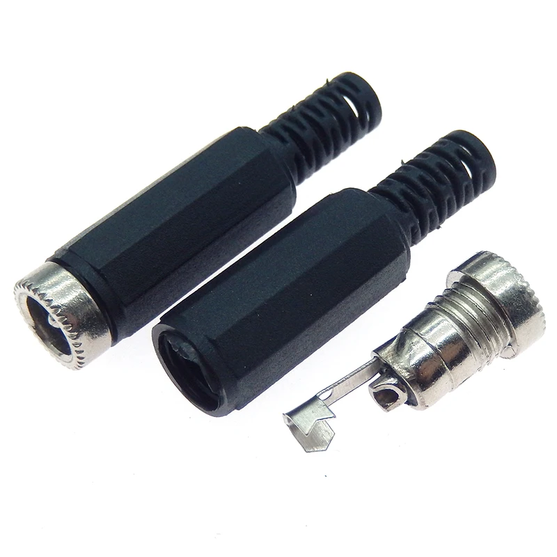 5 uds 2,1mm x 5,5mm/2,5mm x 5,5mm hembra DC toma de corriente adaptador de conector Jack - imagen 3