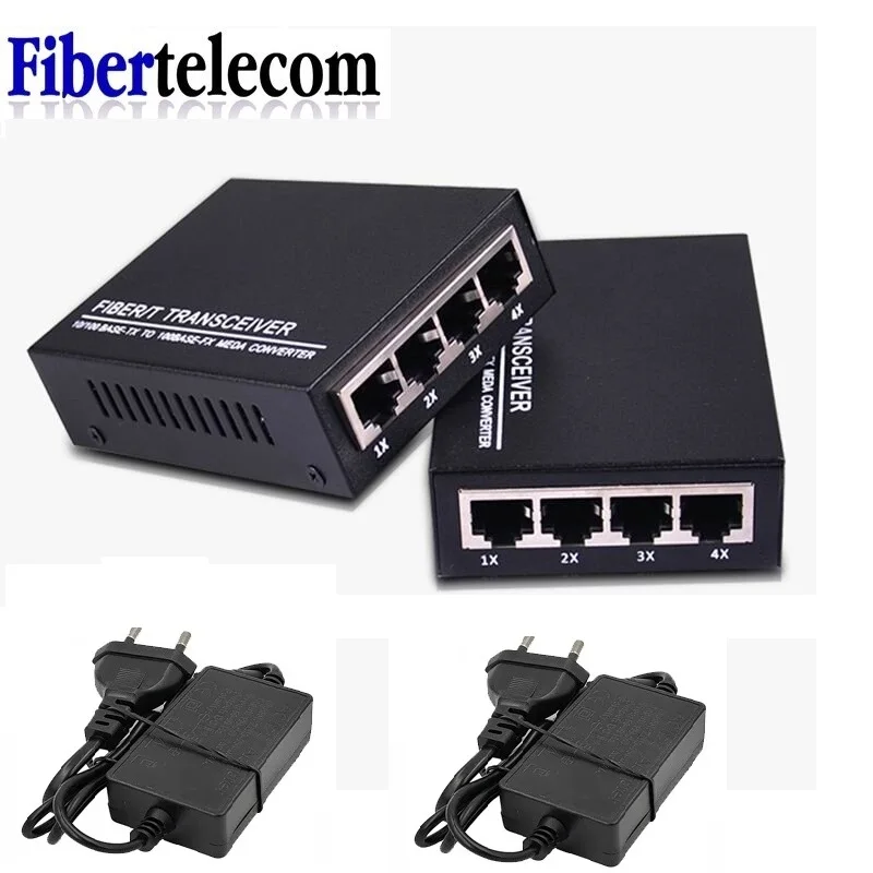 Convertidor Medios Fibra Óptica Gigabit Monomodo a RJ45 SC