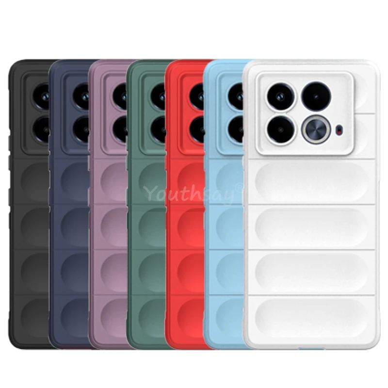 Para Infinix Note 40 funda de silicona líquida a prueba de golpes TPU Protector anticaída funda Infinix Note 40 funda Infinix Note 40 - imagen 2