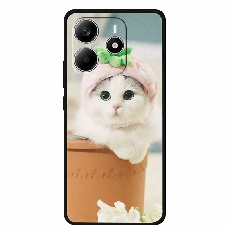 Para Redmi Note 14 4G GLOBAL funda animales silicona suave TPU fundas de teléfono contraportada para Xiaomi Redmi Note14 4G Protector Coque - imagen 3