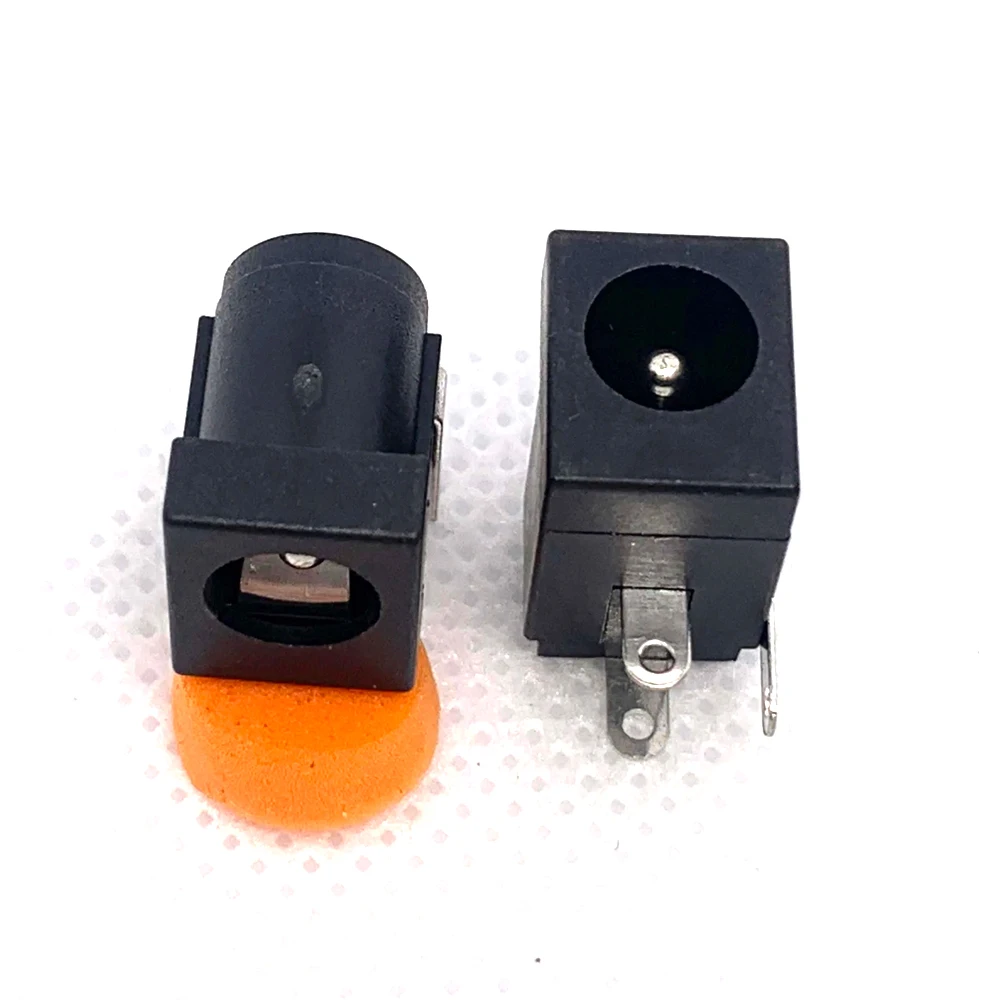 Toma de corriente CC de 100 piezas, 5,5x2,0/2,5 MM, DC-005, Pinhole, horizontal, 3 pines, DIP, para ordenador portátil, 30V/0.5A, RoHS - imagen 5