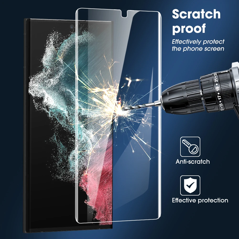 Vidrio templado 6 en 1 para Samsung Galaxy S24 Ultra S24Plus Protector de pantalla película de lente de cámara para Samsung S24 5G vidrio Protector - imagen 4