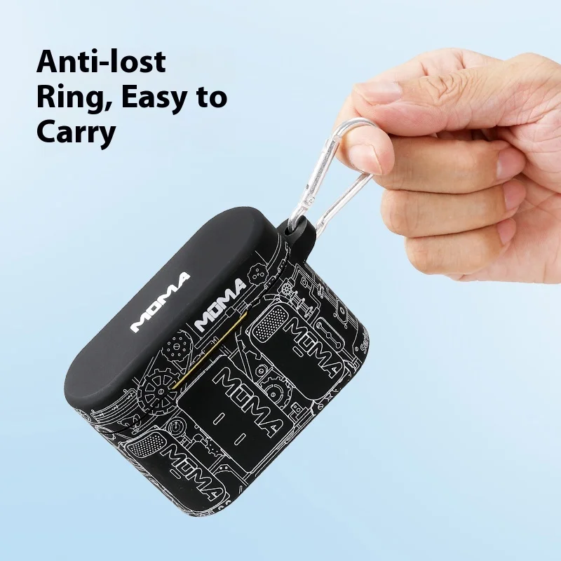 Hollyland LARK MIX LARK M2 funda protectora caja de carga cubierta protectora de silicona accesorios de micrófono portátil MOMA Popular - imagen 5