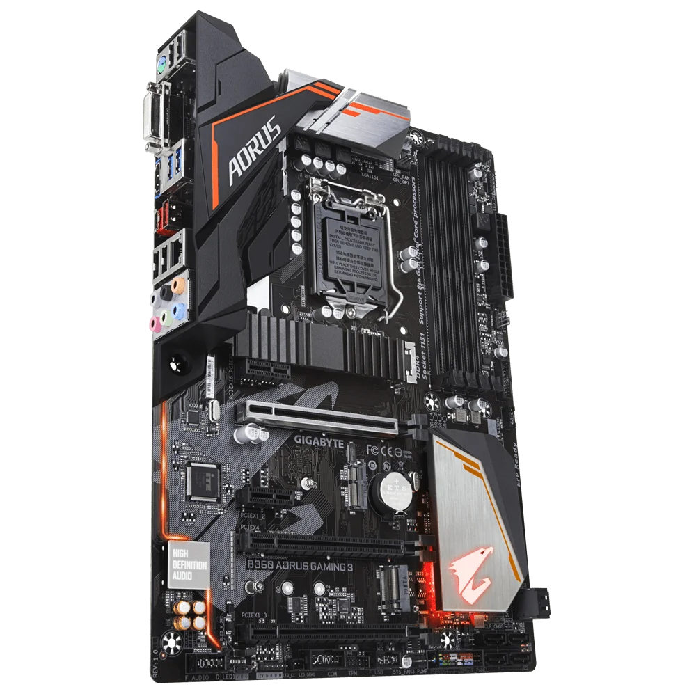 Gigabyte B360 AORUS GAMING 3 LGA 1151 DDR4 64G HDMI DVI Placa base para PC de escritorio - imagen 4