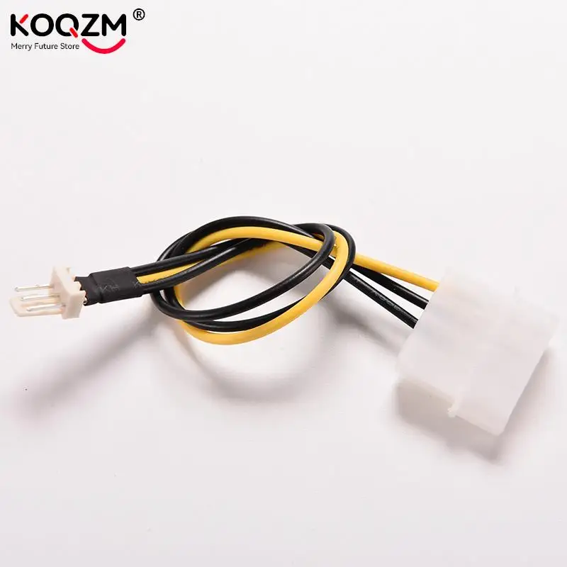 Adaptador de Cable conector de alimentación para pc, carcasa de CPU, ventilador, IDE Molex de 4 pines, 20cm, 3 pines, 1 ud.