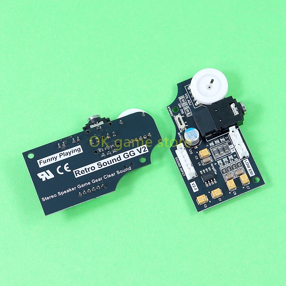 Para SEGA GG, placa de Audio de volumen de doble canal de alta calidad para SEGA Game Gear usando condensadores de Audio ELNA, salida de doble volumen - imagen 5