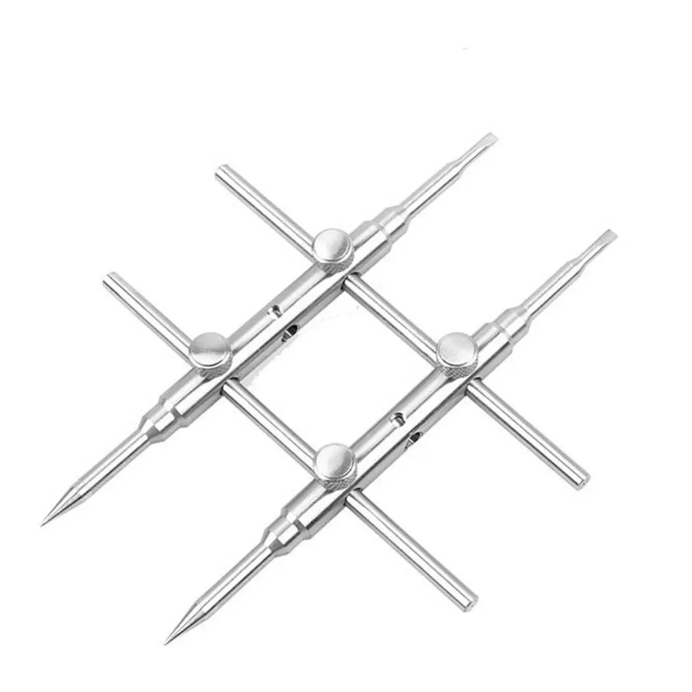 Llave inglesa de reparación de lente de cámara de acero inoxidable, juego de herramientas de apertura, desmontar el rango de la lente de 25mm a 130mm - imagen 5