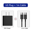 US Plug - 1m Cable