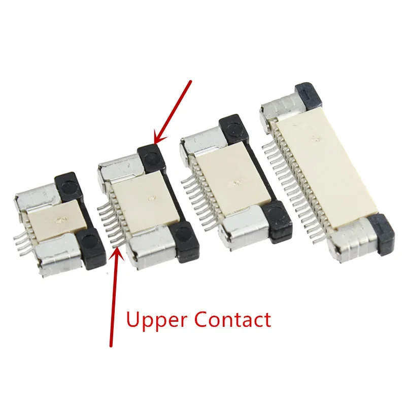 10 Uds conector FPC FFC 0,5mm 1,0mm AWM 20624 80C 60V VW-1 Cable plano PCB 4/5/6/7/8/10/12/14/16/18/20/26/30/32/36/40/50/60Pin - imagen 2