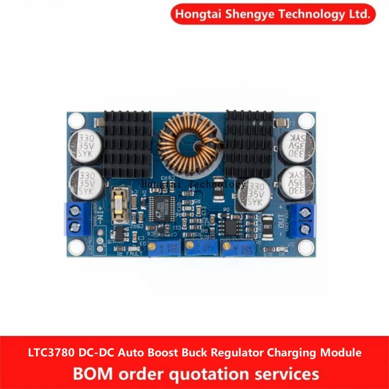LTC3780 DC-DC 5-32V a 1V-30V 10A Auto Boost Buck Regulador Módulo de coche solar