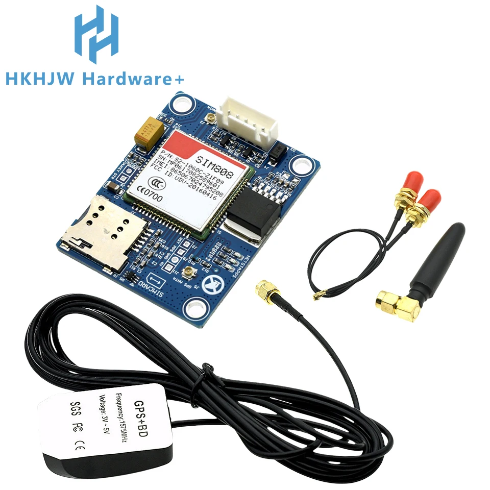 Placa de desarrollo SIM808 en lugar de 908 GSM GPRS GPS, módulo SMS Compatible con Bluetooth para enviar procedimientos de datos, 1 Uds.