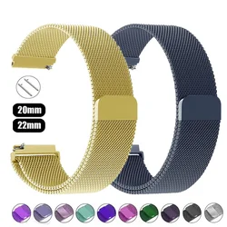 Samsung Watch & Garmin Forerunner Correa Milanesa 20-22mm Pro