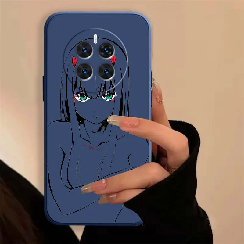 Zero Two-funda de Anime para Huawei Honor Play 7T 6T 5T 5 4T 40 4 30 3 20 Magic 8 7 5 4 3 Pro Lite Plus - imagen 3