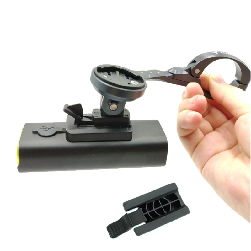 Soporte de Faro de bicicleta para garmin-bryton Cateye, montaje de ordenador, adaptador Gopro, accesorios para bicicleta - imagen 4
