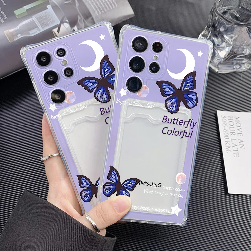 Funda con tarjetero para Samsung A16 A55 5G A54 A15 A35 A52 A53 A73 A34 A33 A14 A13 A12 A32 A72 A25 A24 A22 A51 A50 A71 fundas blandas - imagen 5