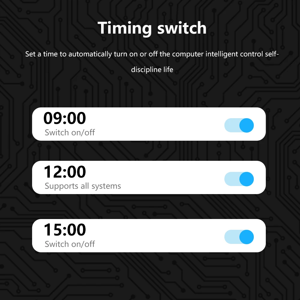 TISHRIC Tuya Wifi PC botón de encendido interruptor de Reinicio 1X tarjeta PCIE para ordenador Destop aplicación remota Control compatible con Alexa Google Home - imagen 3