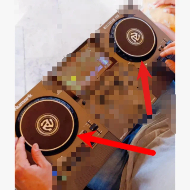 Película protectora transparente (pegatina) para tocadiscos Numark Mixstream Pro. ¡No controlador de DJ!