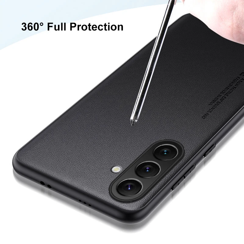 Para Samsung Galaxy M56 5G funda de lujo de cuero PU funda de teléfono para Samsung F56 funda protectora de silicona mate a prueba de golpes Coque - imagen 5