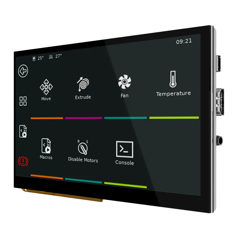 BIGTREETECH HDMI7 HDMI5 pantalla táctil 7 ''1024x600 HDMI IPS pantalla capacitiva para Raspberry Pi4 Mini PC Monitor piezas de impresora 3D - imagen 3