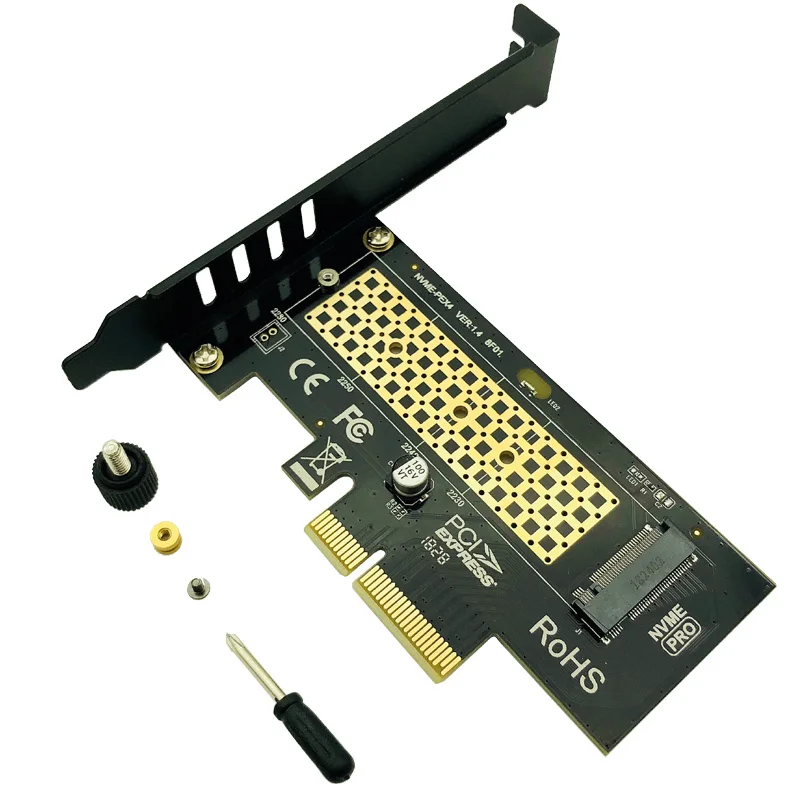 Adaptador NVME Pro 2230-2280, tarjeta adaptadora M.2 NVME SSD a PCIe 3,0, tarjetas de vídeo PCI-E para tarjeta de sonido de escritorio, adaptador PCI Express M2 - imagen 4