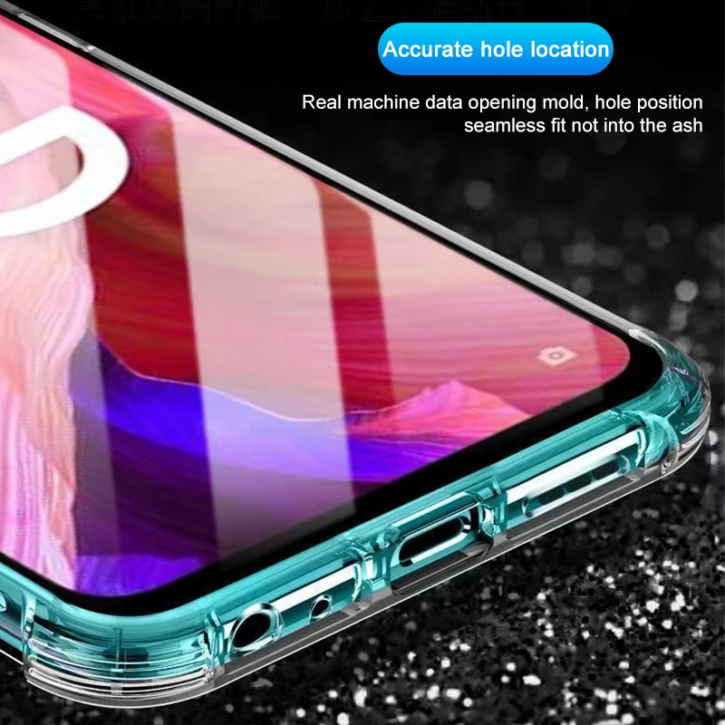 Funda transparente con bolsa de aire de 1,5 MM de espesor para Samsung Galaxy A03 Core, funda transparente de silicona suave a prueba de golpes para teléfono - imagen 3