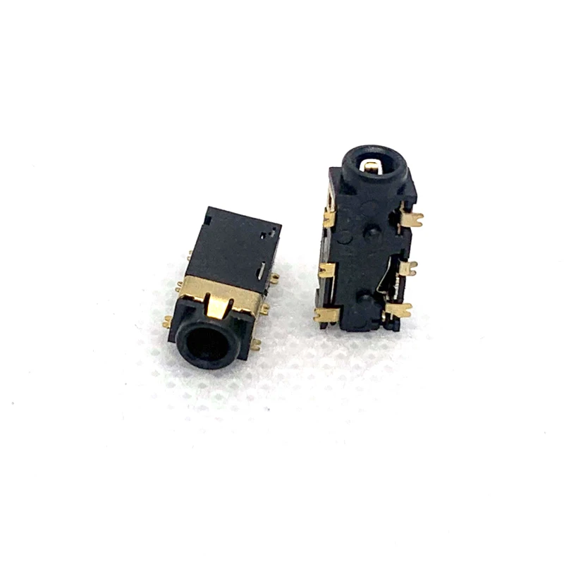 Conector de Audio SMT de 6 pines para auriculares, accesorio Chapado en plata, unids/lote, 100mm, 2,5 PJ-242, PJ242 RoHS 2,0 - imagen 4