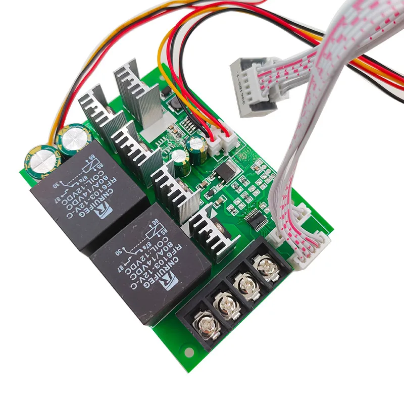 Controlador de velocidad PWM motor de CC pantalla Digital 0 ~ 100% módulo de accionamiento ajustable entrada MAX60A 12V 24V - imagen 4