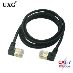 Cable Ethernet RJ45 Cat 7 STP 10Gbps – 1m Angular 90º