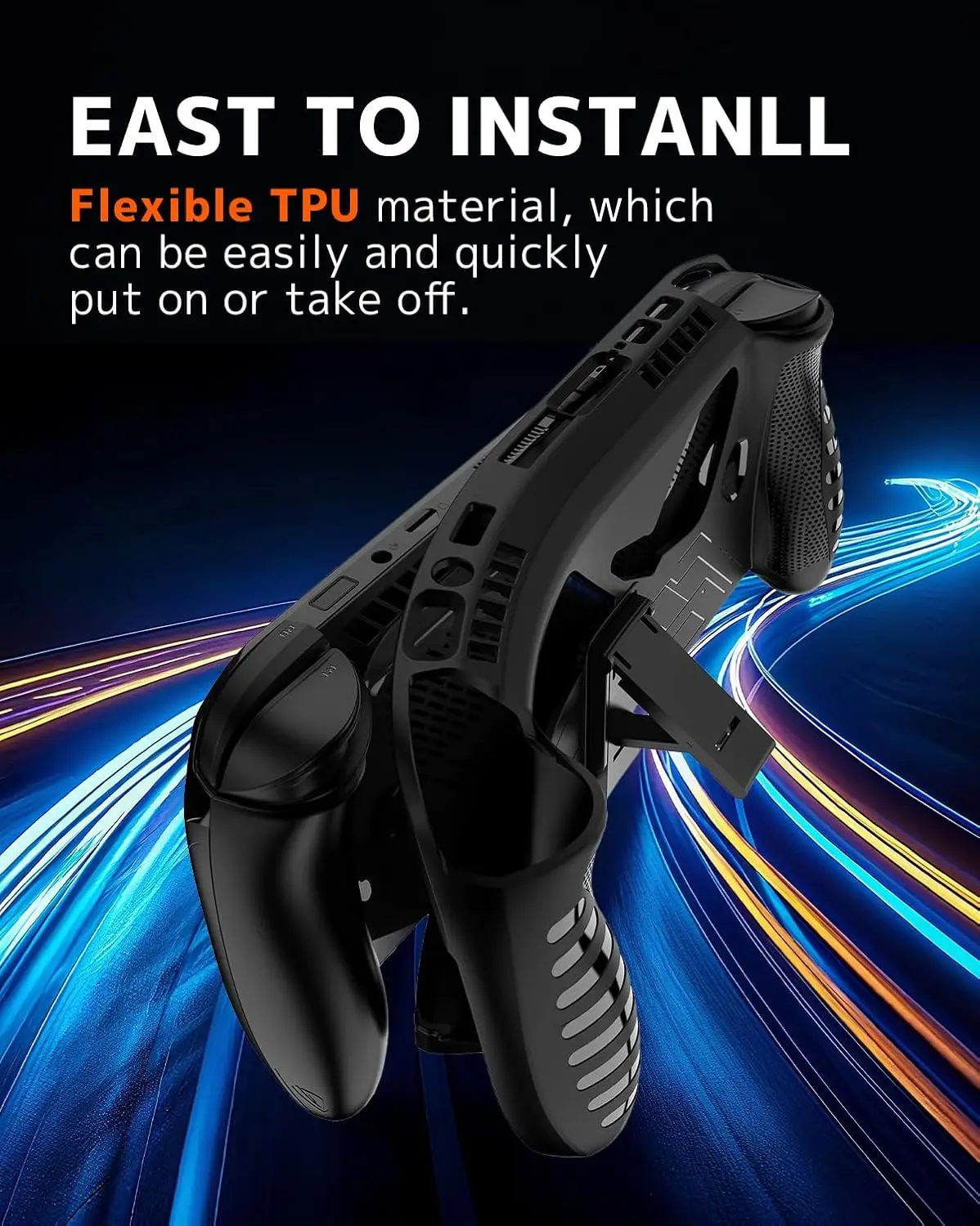 Funda protectora de TPU con soporte trasero Compatible con ROG Xbox Ally X consola de juegos portátil cubierta antideslizante y resistente a los golpes - imagen 5