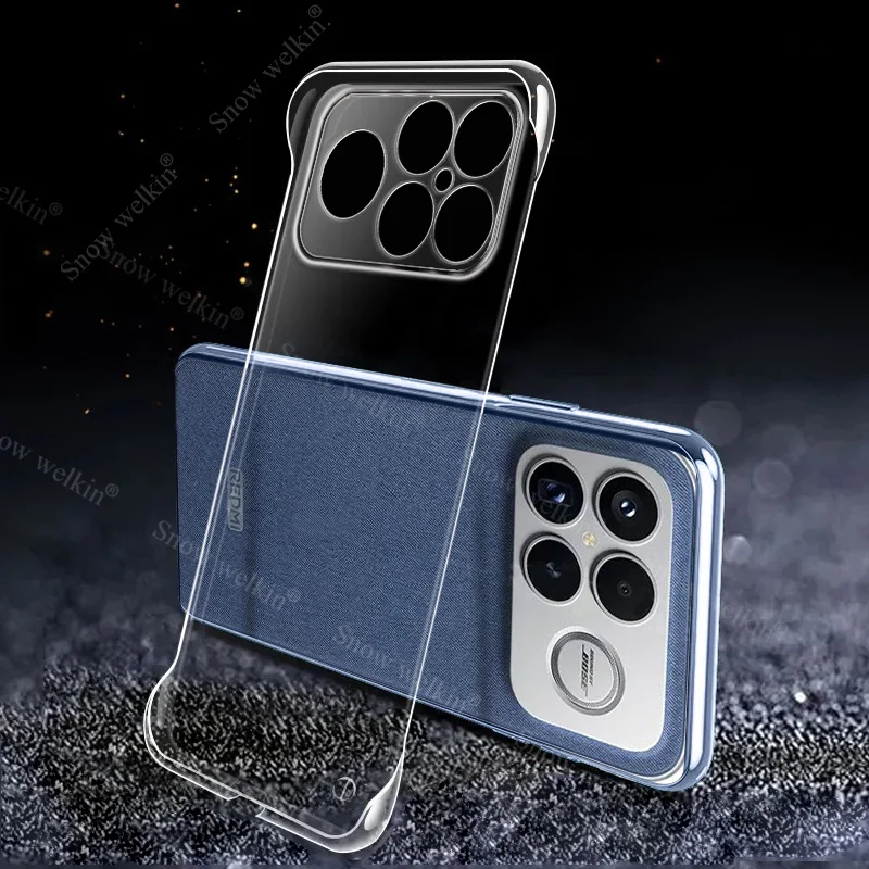 Funda rígida de plástico transparente y delgada sin marco para Xiaomi Poco F8 Pro PocoF8 Ultra F8Pro F8Ultra, funda trasera para teléfono - imagen 5