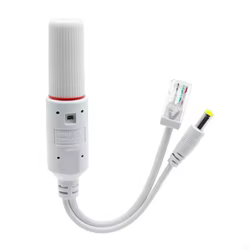 Adaptador divisor PoE Ethernet impermeable de 48V a 12V IEEE802.3af impermeable para dispositivos de red cámara de vigilancia