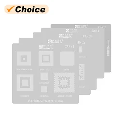 AMAOE Plantilla BGA de Acero para Reballing de Chips de Audio