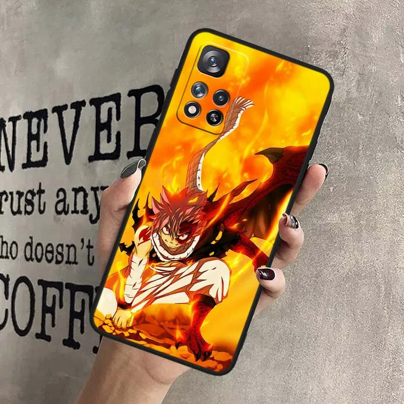 Funda de Anime Fairy Tail para Xiaomi Redmi Note 11T 11 11S 11SE 10 10T 10S 9S 9 9T 8T 8 7 6 Lite Pro Plus Max - imagen 4