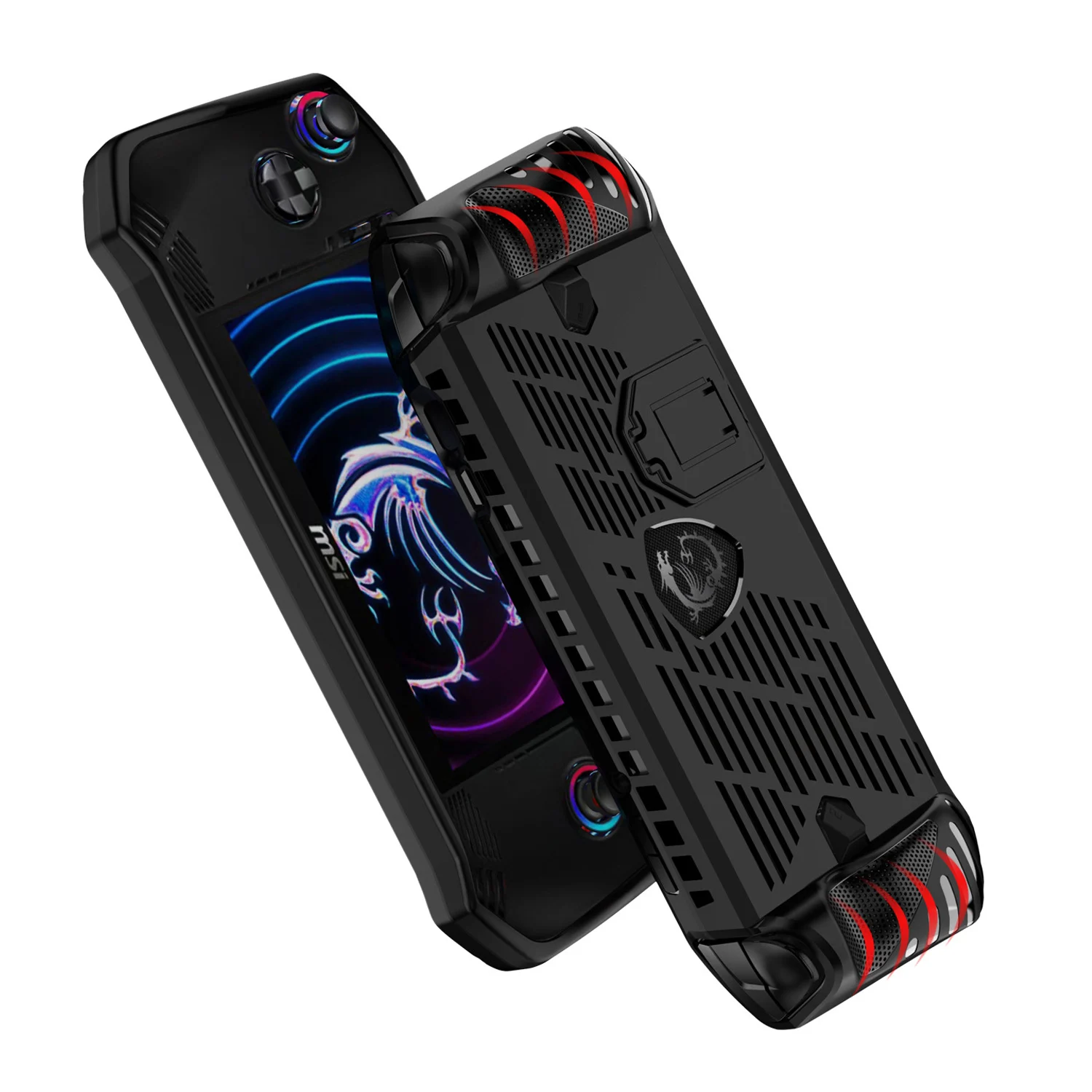 Funda protectora para consolas MSI Claw, funda protectora a prueba de golpes para MSI Claw con soporte, funda protectora, accesorios para juegos - imagen 2