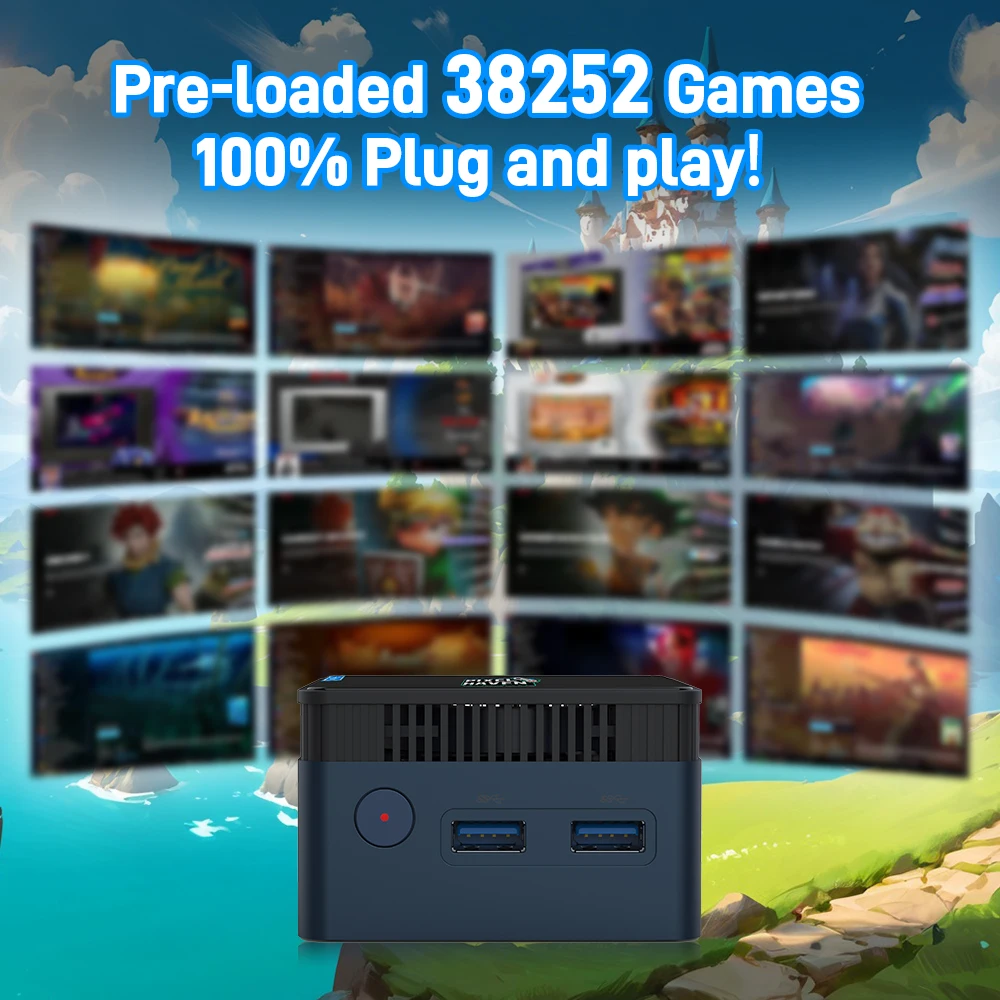 Consola de juegos Pixel Haven MINI para PC con más de 38000 juegos Retro y AAAG para PS3.2.1/WIIU/N64/DC/MAME Plug & Play Windows 11, Retrobat y Playnite - imagen 5