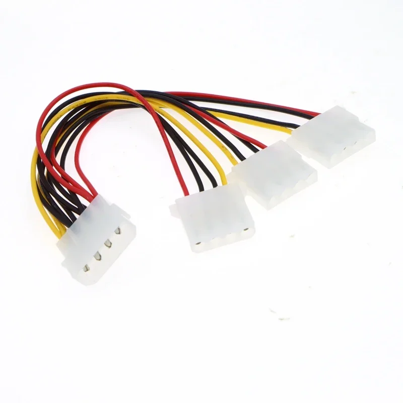 Cable de alimentación con caja IDE de 4 pines HY1578 Molex macho de 4 pines a 3 puertos Molex IDE hembra, 0,2 m, el mejor precio - imagen 5
