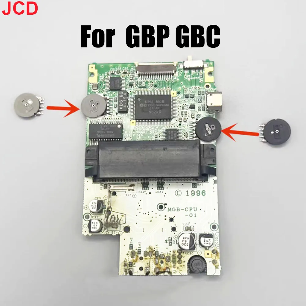 JCD 1 Uds perilla de ajuste de contraste LCD Original, perilla de volumen, interruptor de volumen para potenciómetro de placa base Gameboy GBP GBC - imagen 2