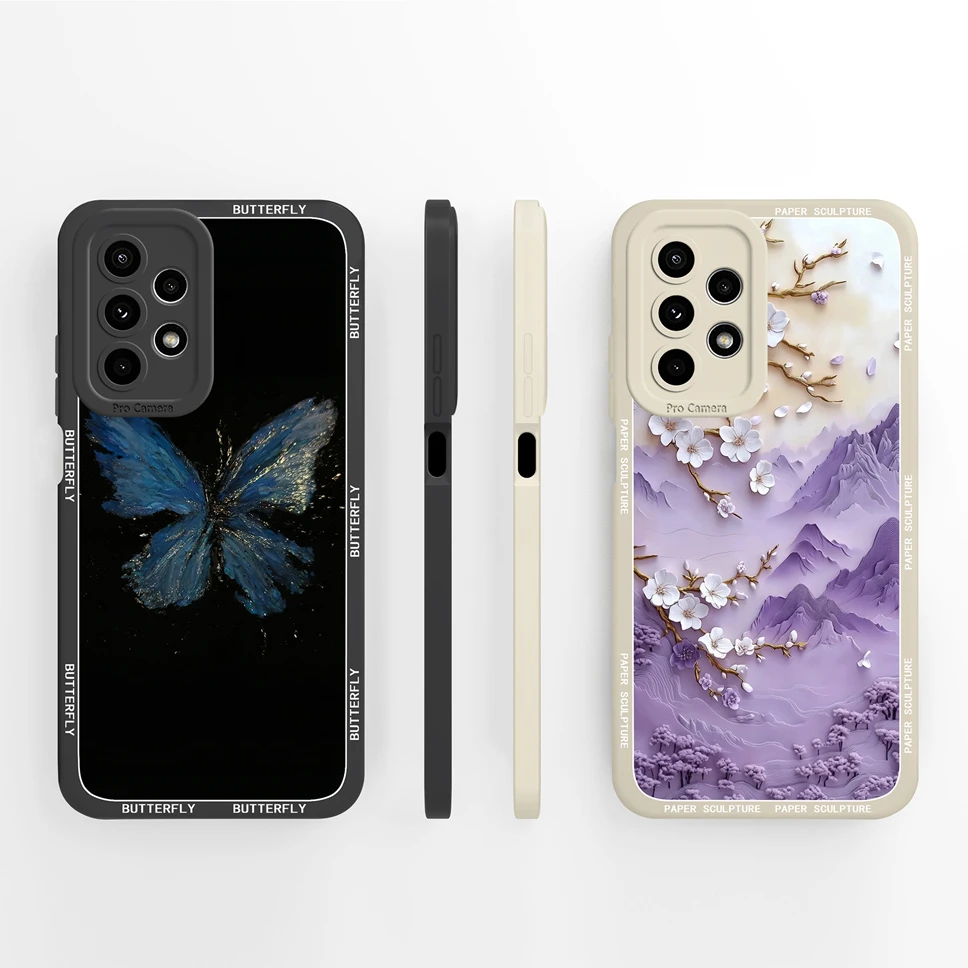 Para Samsung Galaxy A23 A24 A25 Funda de teléfono encantador patrón de garra de gato Funda suave para Galaxy A 23 A 24 25 carcasa ligera anticaída - imagen 3