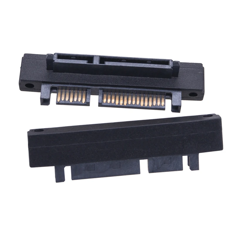 Convertidor de conector SATA a SATA de 22 pines, adaptador recto de 180 grados Vertical de 90 grados, SFF-8482 SAS a SATA 3,0 para HDD SSD - imagen 5